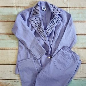 Vintage DG2 Studded Jacket with Pants M & L